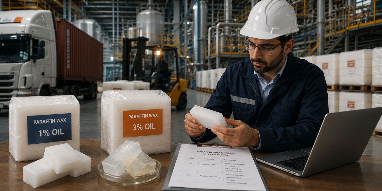 Guide to choosing the best paraffin grade based on the type of application and consumer needs