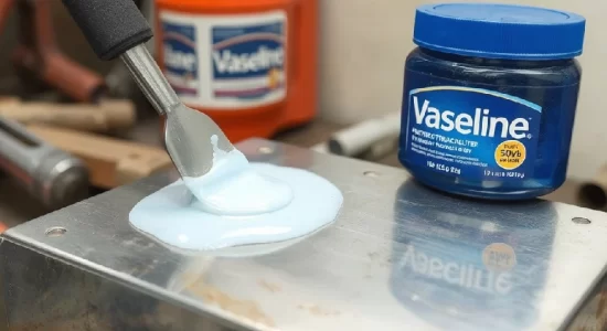 وازلین صنعتی برای محافظت از سطح فلزی در برابر رطوبت و زنگ زدگی